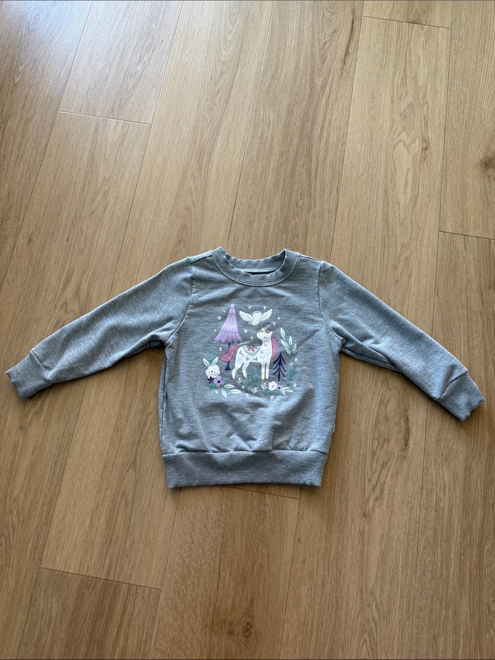 Little Sleepies Heather Gray Crewneck Sweatshirt